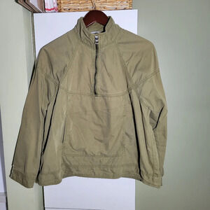 ❤️ 3 for $35 Zara 1/4 zip up mock  neck lightweight utility jacket Anorak Medium